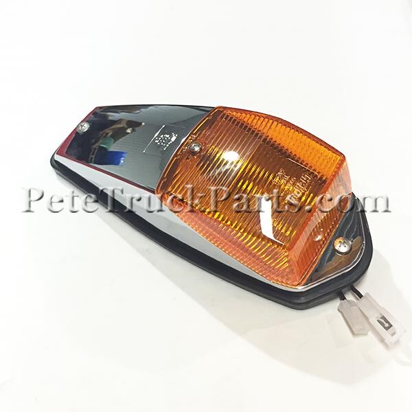 LAMP-MARKER RECT AMBER INCAN 16-09924-002 - PeteTruckParts